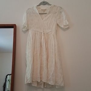 Anthropologie Scalloped Dress
